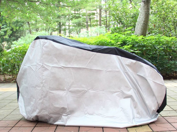 Schützende wasserbeständige fahrradabdeckung 200x110 cm solid
