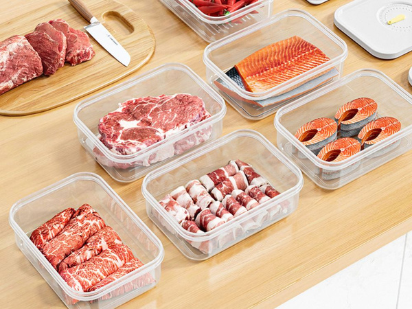 Pārtikas konteiners ar hermētisku vāku virtuves organizētājs 600 ml