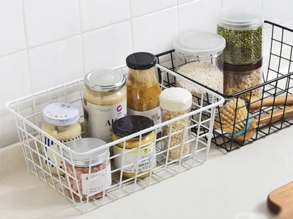 Loft drahtkorb loft metall organisator für küche für obst geräumig
