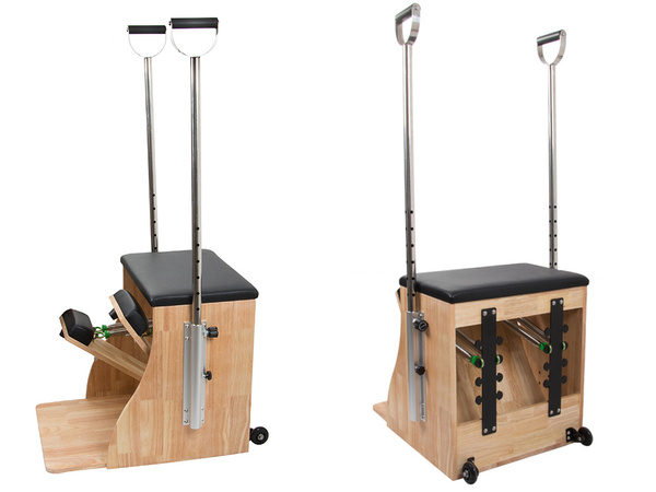 Pilates cvičenie stoličky joga fitness zariadenia