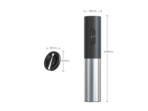 Tirbușon electric deschizător de vin tăietor