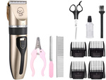 Set professionnel de tondeuses sans fil pour chiens et animaux de compagnie