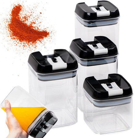 Кухонные контейнеры для хранения макаронных изделий, контейнер с уплотнителем, набор из 4 шт.