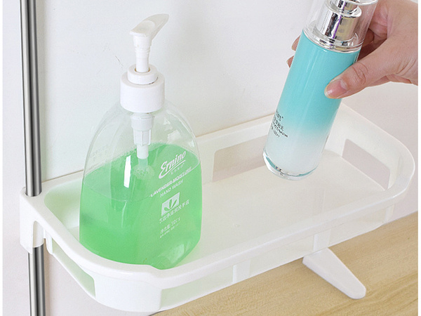 Étagère de salle de bain au-dessus du siège de toilette wc sur pied 2 étagères étagère de toilette