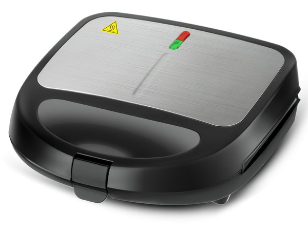 3-in-1 toaster, waffle maker, donut maker, interchangeable plates, 850w, non-stick