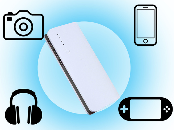 Powerbank 10000mah 3x usb microusb 2.1a power bank led svetilka močna hitra