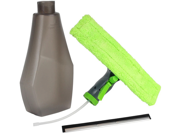Window cleaner 3in1 window cleaner mirrors squeegee washer microfibre
