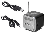 Bezvadu skaļrunis pārnēsājamais mini radio fm rezultātā bluetooth mobilais microsd