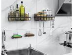 Loft bathroom shower shelf hanging 4x hook