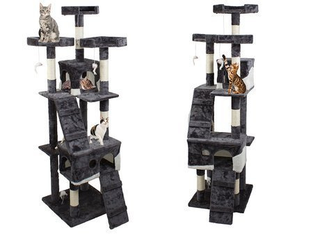 Cat scratcher tree house lair tower 173cm