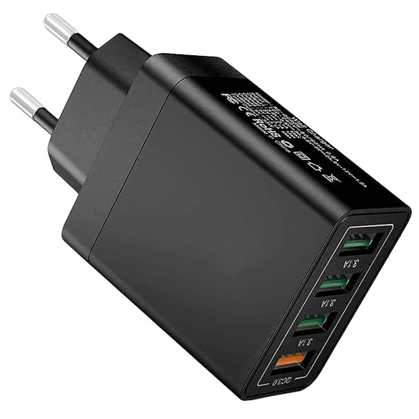 4xusb quick charge 3.0 netzladegerät