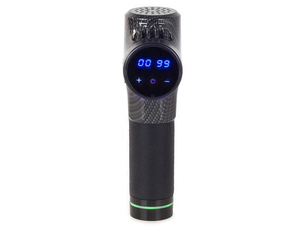 Pistolet de massage masseur corporel lcd puissant sans fil set case