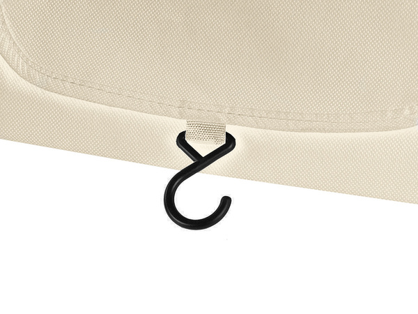 Zložljiv toaletni kovček viseči organizator kopalnice z obešalnikom