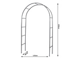 Garden pergola flower support for climbing plants arch for roses ivy metal
