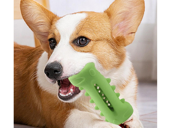 Perro masticar dientes limpieza dental perro juguete para golosinas