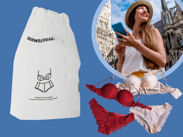Cestovní taška na spodní prádlo vodotěsný cestovní organizér