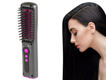 Hair straightening brush 2in1 electric cordless