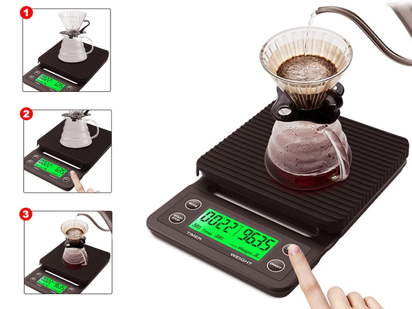 ELECTRONIC COFFEE BREAKING WEIGHTS ELECTRONIC ACCURATE TARE 5kg 0.1g