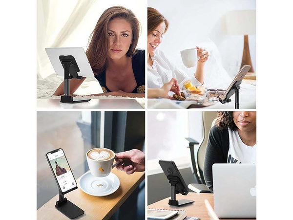 Soporte plegable para teléfono móvil y tableta
