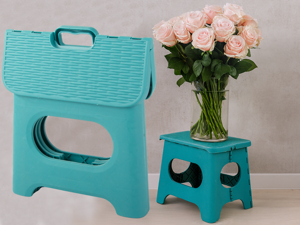 Tabouret pliant en plastique tabouret de cuisine repose-pieds pratique résistant