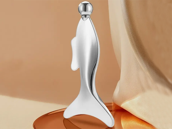 Metal massager plate body ball cold stainless steel