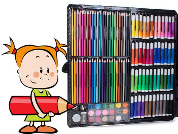 Juego de pintura artística en estuche 288 piezas