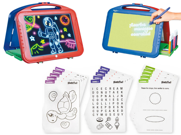 Tablet graficzny znikopis led neon do rysowania