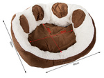 Pat de câine pufos pisica pat moale perna canapea pat 60cm