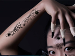 Tatuaje halloween fals realist lavabil temporar deghizare sânge