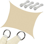 Sunshade téglalap alakú kerti vízálló vitorla 4x3m napellenző