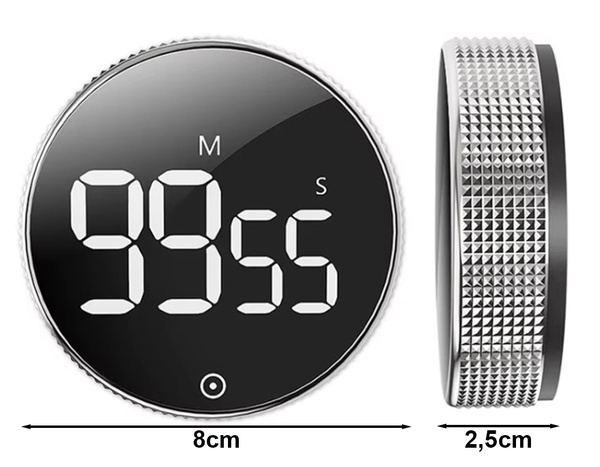 CRONÓMETRO DE COCINA CRONÓMETRO DIGITAL ELECTRÓNICO MAGNÉTICO