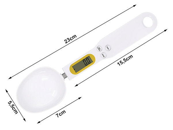 POIDS ELECTRONIQUES DE CUISINE LCD NUMERIQUE PRIMAIRE A MANUEL 500g