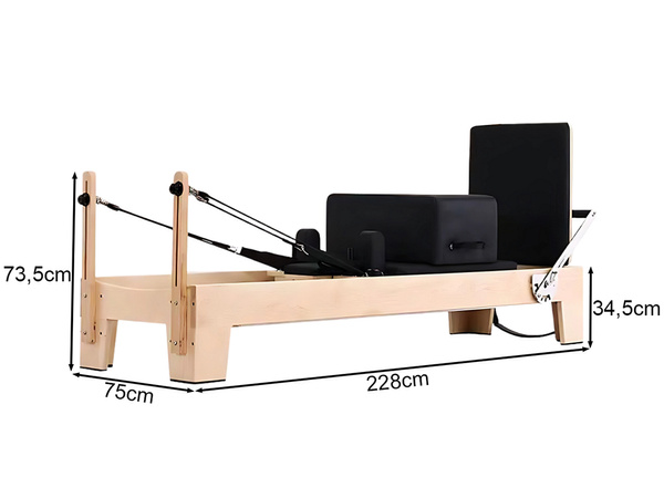 CAMA DE EJERCICIOS PILATES REFORMER APARATO DE ENTRENAMIENTO FITNESS