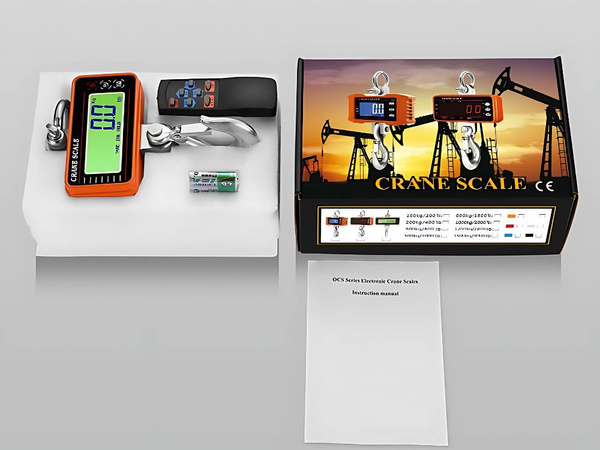 Waga hakowa dźwigowa 500kg 0,5t podwieszana lcd z pilotem nagazynowa