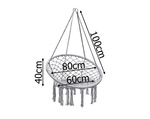 Garden swing stork's nest hanging chair boho 80cm