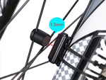 Wasserdichter fahrradzähler lcd-geschwindigkeitsmesser