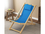 Chaise longue en bois chaise de plage chaise de jardin pliante coussin de plage