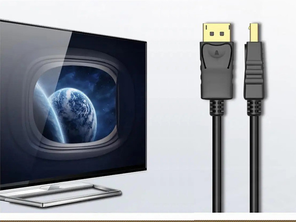 Kabel przewód dp 1.4 video audio displayport displayport 8k 4k 2k 2m