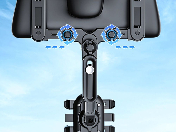 Soporte de coche para el espejo retrovisor soporte de teléfono giratorio