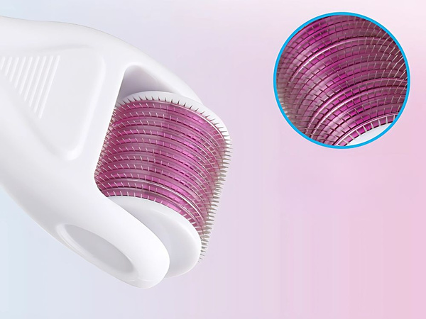Derma roller para mesoterapia con microagujas cara cuello cuerpo kit 6 en 1