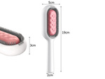 Brosse à poils de chien en silicone 3 en 1 pour le lavage des poils de chat