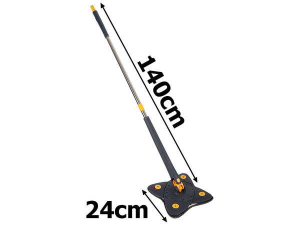 Rotacijski ploščati mop za čiščenje tal z brisalcem higieničen