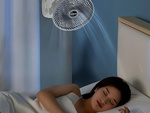 Stolový ventilátor stojaci klip 3 rýchlosti bezdrôtový ručný