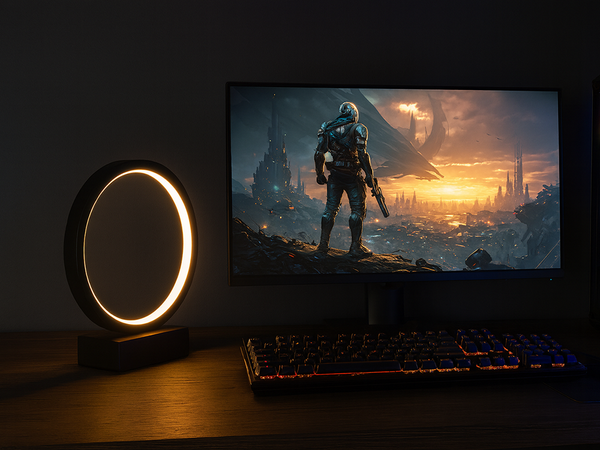 Ночная лампа столовая круглая кольцо цвет холодный теплый нейтральный регулировка