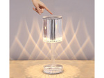 Lampara sobremesa led cristal rgb usb mando a distancia