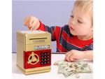 Money box cash machine access code banknotes