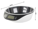 Măsuță de bucătărie electronică cu rezervor detașabil 5kg/1g scală precizată digitală