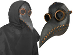 Havran vták mor maska lekár latex halloween