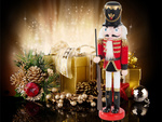 Nussknacker soldat dewniany dekorative weihnachten figur geschenk