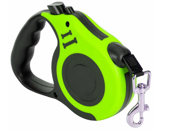 Automatinis šuns lanyardas blokingas galingas lengvas ritinys 5m 15kg